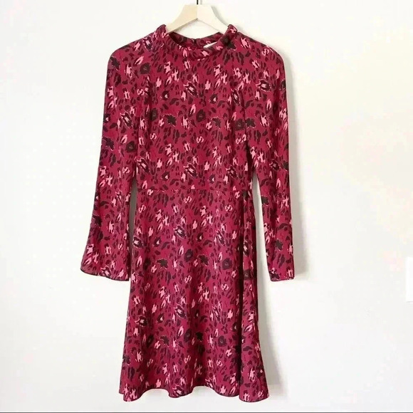 & Other Stories Leopard Dress Size 4 - Picture 1 of 9